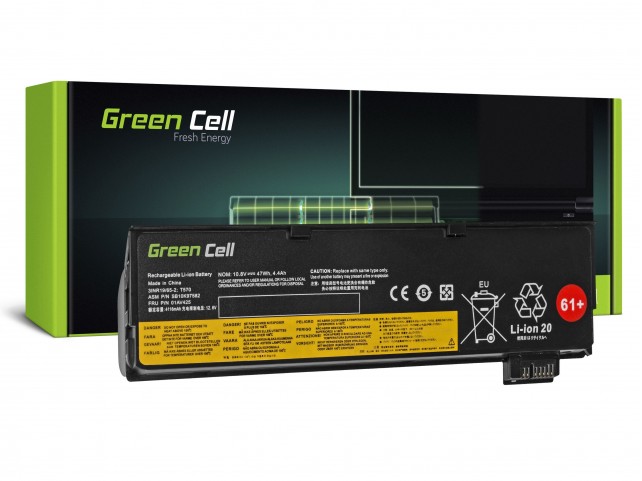 Green Cell Batteria per Lenovo ThinkPad T470 T570 A475 P51S T25 / 11,1V 4400mAh