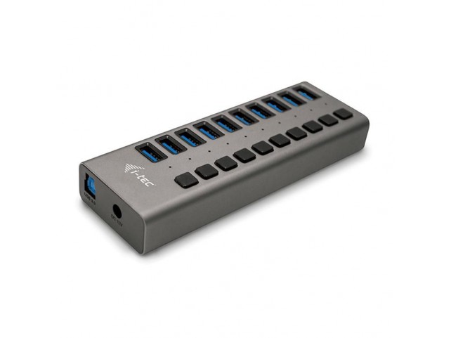i-tec Usb 3.0 Charging Hub 10 Port  + Power Adapter 48 W EU Power