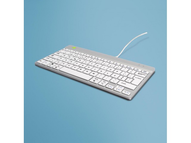 R-Go Tools R-Go Compact Break keyboard  QWERTY (PT), wired, white