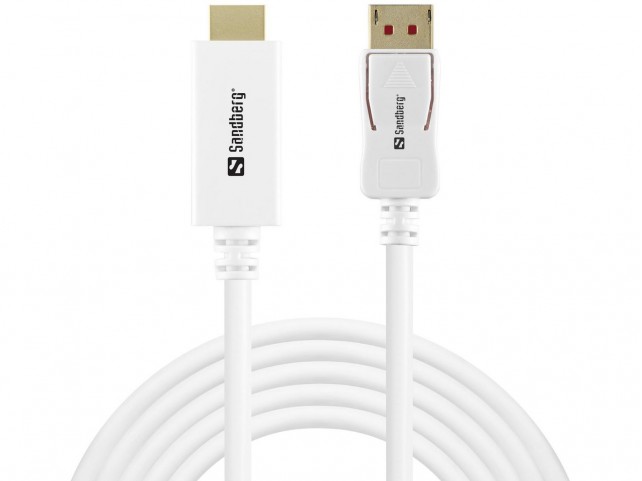 Sandberg DisplayPort 1.4-HDMI 4K60Hz 2m  DisplayPort 1.4-HDMI 4K60Hz