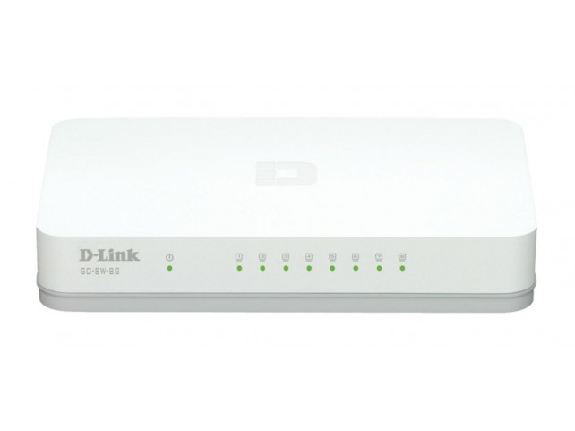 D-Link 8-Port GIGABIT EASY DESKTOP  SWITCH