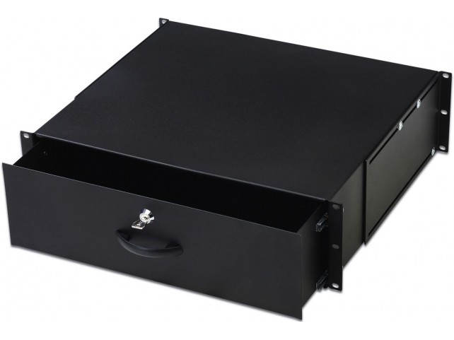 3U 19" KEYBOARD, GENERAL USE,  LOCKABLE DRAWER MODULE