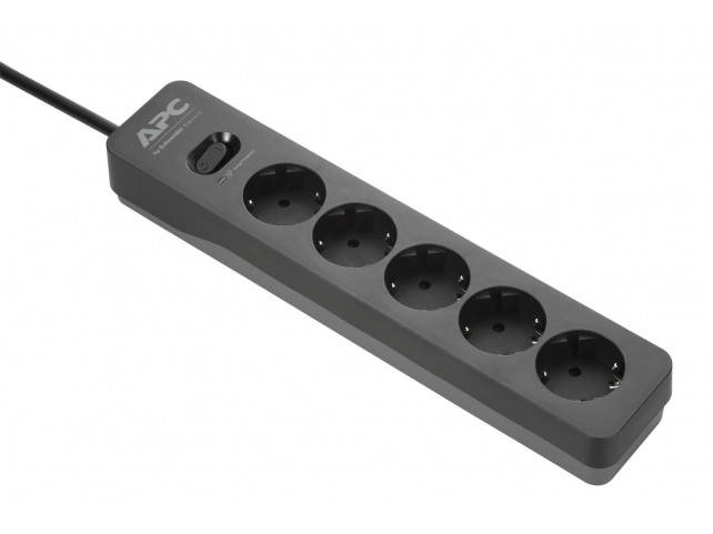 APC Surge Protector Black 5 Ac  Outlet(S) 230 V 1.5 M