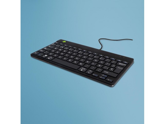 R-Go Tools R-Go Compact Break keyboard  QWERTY (ES) wired black