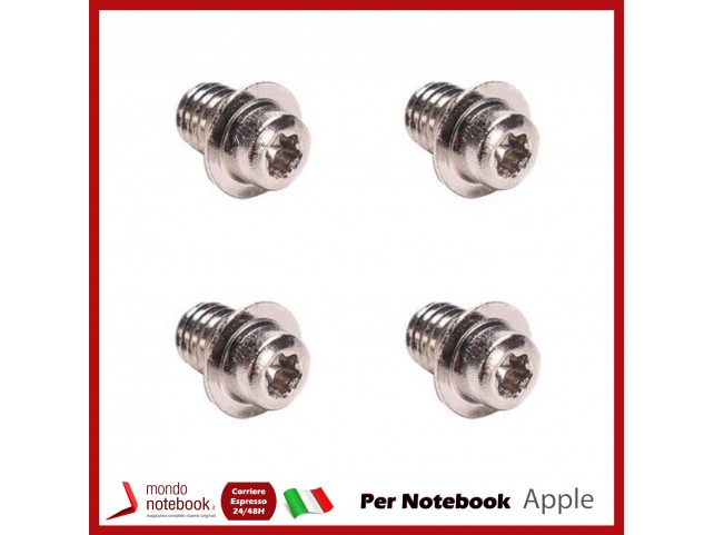 Kit Viti Hard Disk Disco MacBook Pro 13.3 A1278 15.4 A1286 17 A1297 (4 Pz)