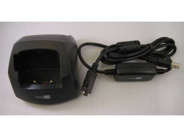CipherLab 8300-UC, Charge  & Comm. Cradle Incl. USB-cable