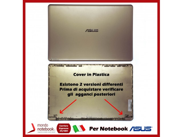 Cover LCD ASUS X510 S510 F510 (Rose Gold) Plastica Compatibile Vers. 1