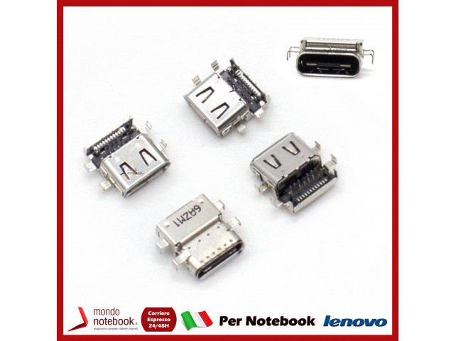 Connettore di Alimentazione DC Power Jack LENOVO ThinkPad E490 E490S S3-490 E495 E590 E595 Type-C