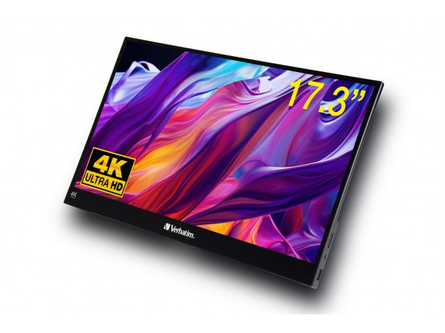 Verbatim PMT-17-4K Portable  Touchscreen Monitor 17.3 4K