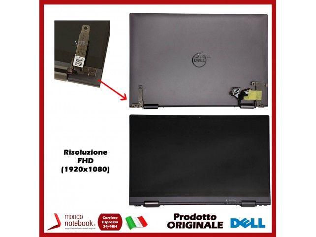 Display LCD con Touchscreen DELL Inspiron 7300 2-in-1 13.3"  FHD Assembly (Grey)