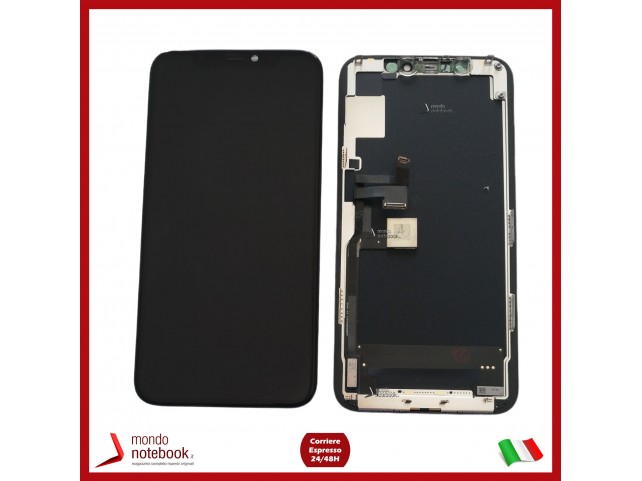DISPLAY LCD SOFT OLED PER APPLE IPHONE 11 PRO TOUCH SCREEN SCHERMO ASSEMBLATO