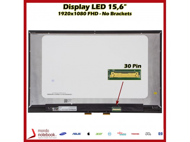 Display LCD con Touch Screen Originale Asus UM535 UM535Q UM535QA FHD