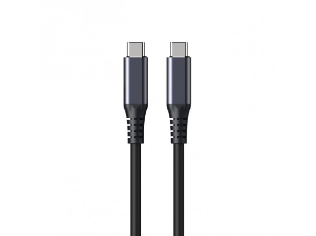 eSTUFF INFINITE USB-C Cable 2m USB4  Gen2 100W 20Gbps Black.