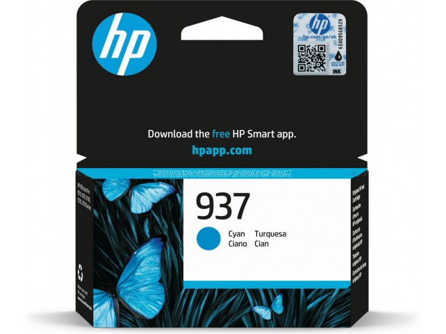 HP 937 Cyan Original Ink  Cartridge