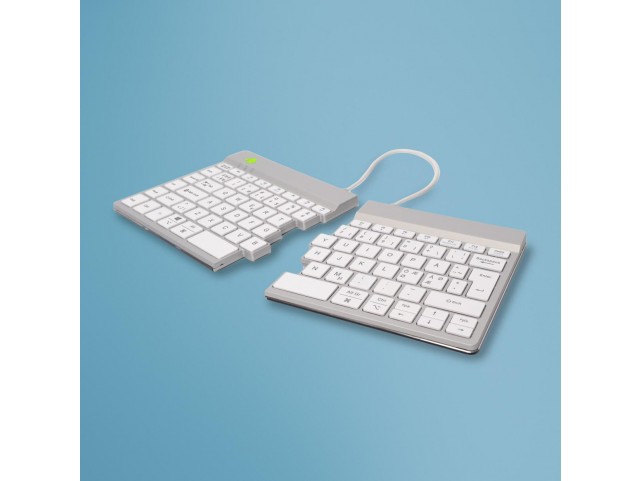 R-Go Tools R-Go Split Break keyboard  QWERTY (ND) bluetooth white