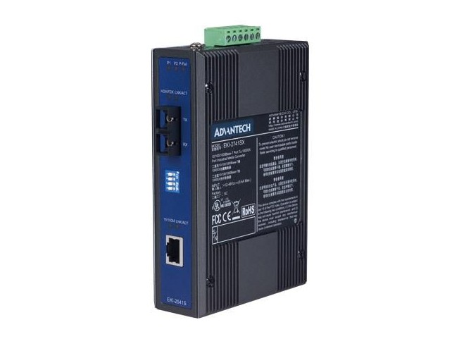 Advantech Ethernet to Single mode fiber  media converter