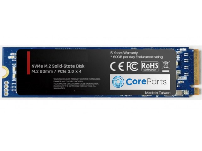 CoreParts 2TB M.2 PCIe NVMe (M Key)  (High end level) 2TB M.2 PCIe