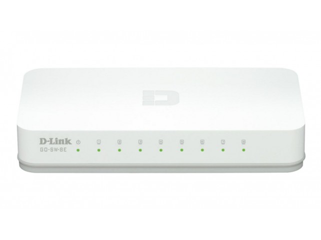 D-Link 8-Port 10/100M Desktop Switch  GO-SW-8E/E Unmanaged Fast