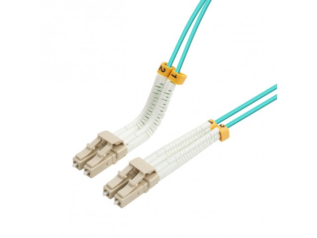 Lanview Bendable LC-LC Multimode  fibre cable duplex 2m OM3