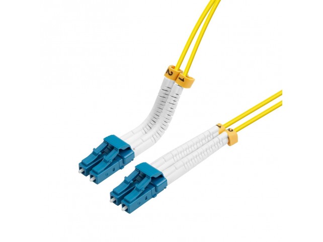 Lanview Bendable LC-LC Singlemode  fibre cable duplex 1m OS2