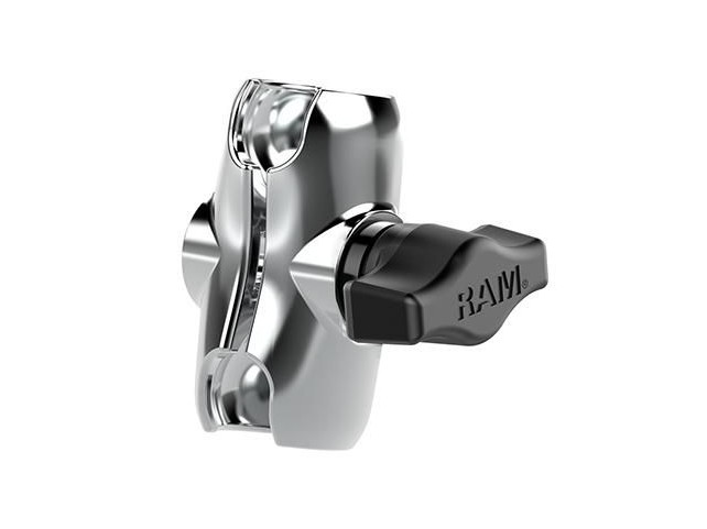 RAM Mounts CHROME RAM DBL SOCKT ARM  B BALL A LENGTH
