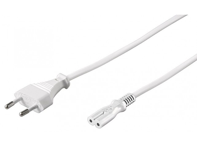 MicroConnect Power Cord Notebook 0.5m White  