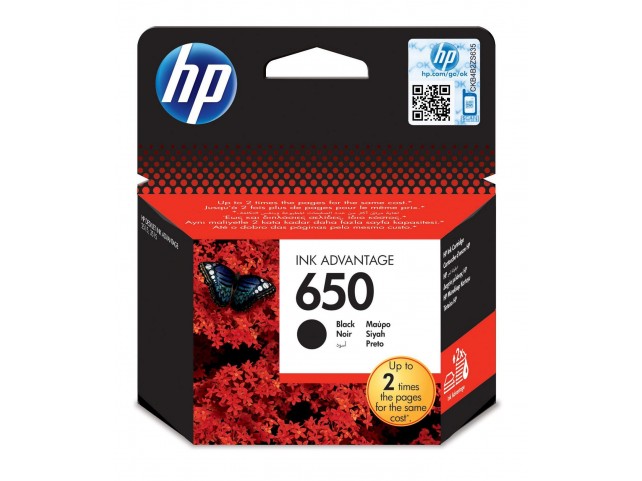 HP No.650 Black  TIN CZ101AE No.650 black