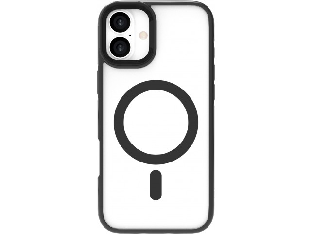eSTUFF INFINITE HELSINKI iPhone 16  Black Magnetic Stand Cover.