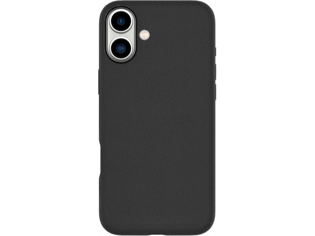 eSTUFF INFINITE VENICE iPhone 16  Black Leather Magnetic Cover.