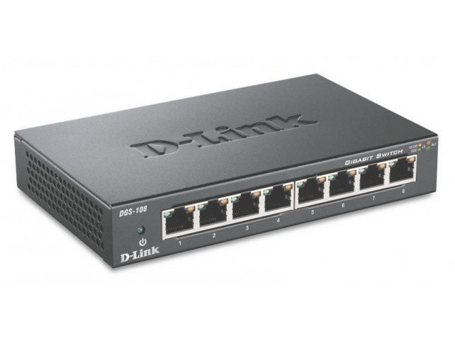 D-Link DGS-108/E 8-port Gigabit  Switch