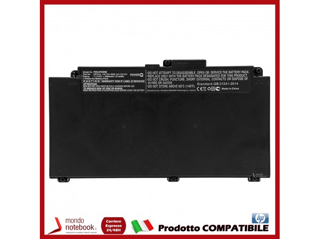 Batteria PowerQ per HP ProBook 640 G4 650 G4 3300 mAh 11.4V P/N 931702-171