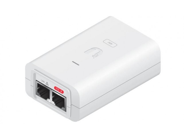 Ubiquiti PoE Injector 48VDC 24W  White