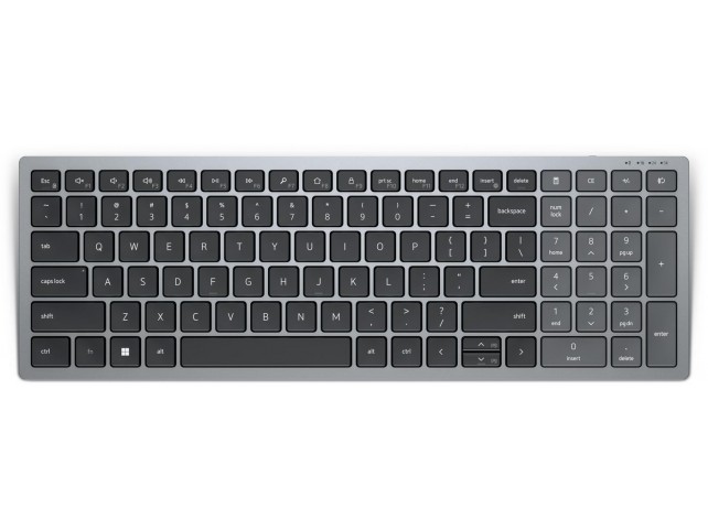 Dell Kb740 Keyboard Rf Wireless +  Bluetooth Qwerty Nordic Grey