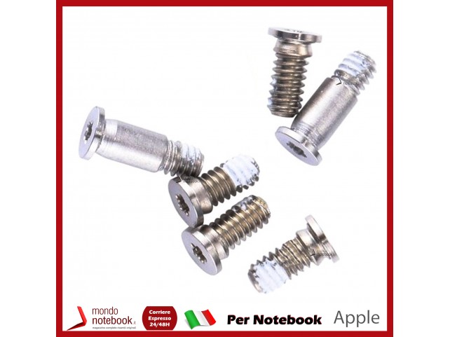 Kit Viti Alloggiamento Bottom Case Apple MacBook Pro 15.4 A1707 (6 Pz)