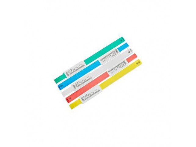 Zebra Adult 1Kit, 1" x 11"  6 Cartridge: 1 Ca: 175 x Bands