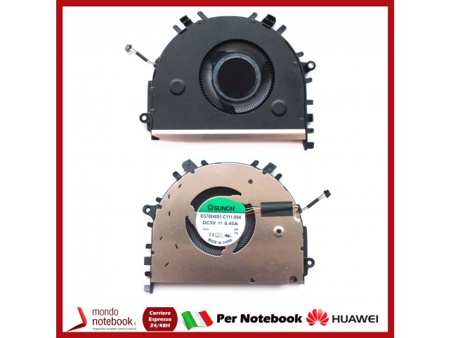 Ventola Fan CPU Huawei Honor D WFQ9 NBL-WAQ9R WAQ9RP WAQ9HNR KLVC-WAH9L