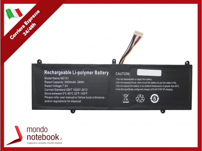 Batteria NE151 7.6V 5000MAH 38WH 11 Pin