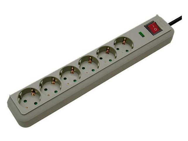 Brennenstuhl Surge Protector Grey 6 Ac  Outlet(S) 1.5 M