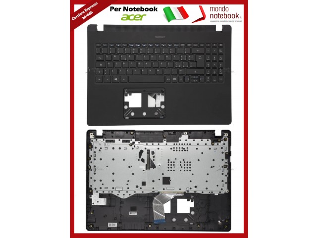 Tastiera con Top Case ACER TravelMate P215-52 TMP215-52G Italiana Retroill