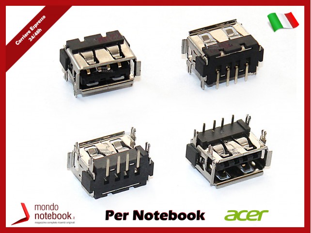 Presa Porta USB 2.0 per ACER ASPIRE 5732Z 4732 5516 5743Z 5535 5920 6920 6930