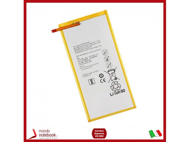BATTERIA HB3080G1EBW PER HUAWEI MEDIAPAD T3 10" AGS L03 L09 W09 PARI ORIGINALE