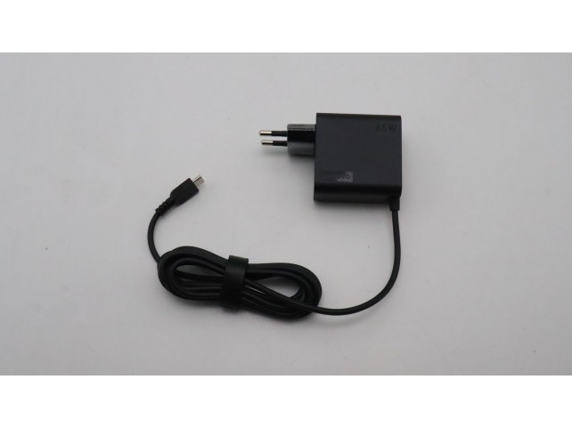 Lenovo 65W Power Adapter with Dual  Ports and Adjustable Voltage