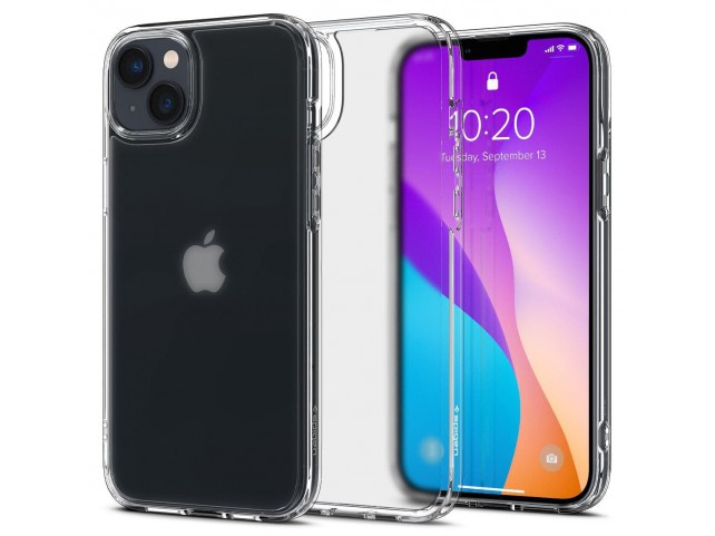 Spigen Mobile Phone Case 17 Cm  (6.7 ) Cover Transparent