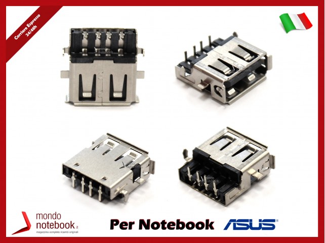 Presa Porta USB 2.0 per ASUS K42 K52 K42JR K42JC K52 K52DR K52J K52D K52JK K52JT A52 a52J X52J X52F