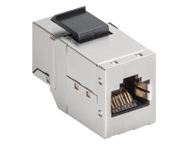 MicroConnect Keystone module CAT6a STP  2 RJ45 female (8P8C)
