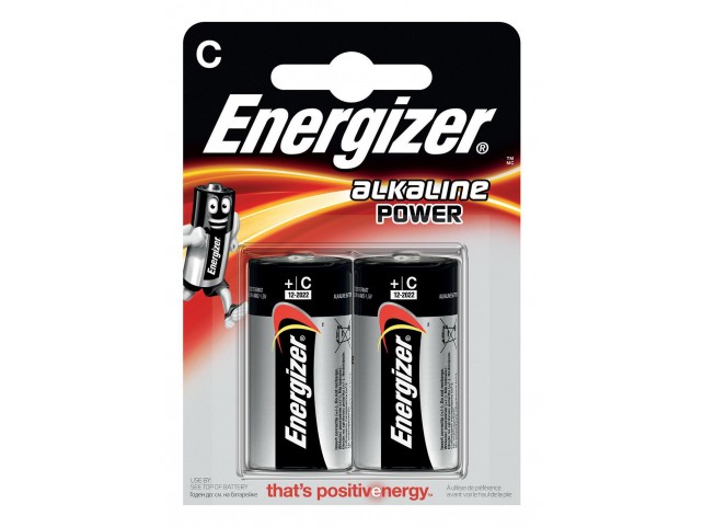 Energizer Battery C/LR14 Alkaline Power  2-pak