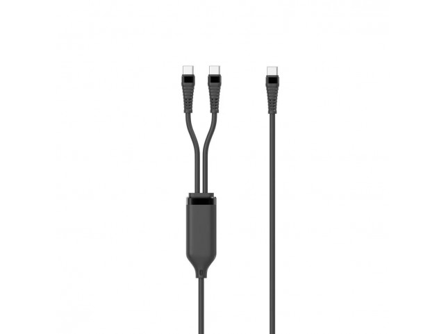 MicroConnect 1-in-2 PD100W USB-C to  USB-C 2 Splitter Cable 1 55