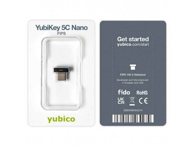 Yubico YubiKey 5C Nano - USB-C  security key