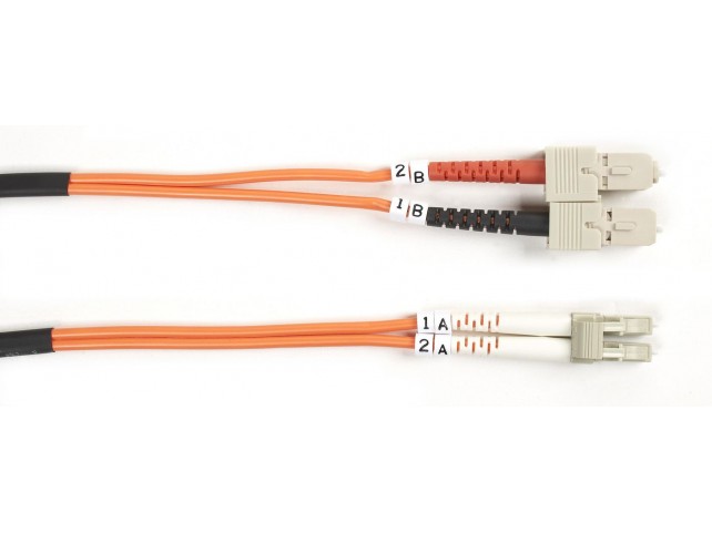 Black Box OM1 LC-SC DUPLEX ORANGE 15M  EFE071-015M 15 m OM1 LC SC