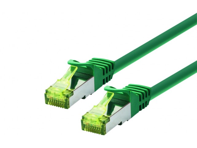 LOGON PROFESSIONAL PATCH CABLE SFTP/AWG26/LSOH  15M - CAT6A 500Mhz - GREEN